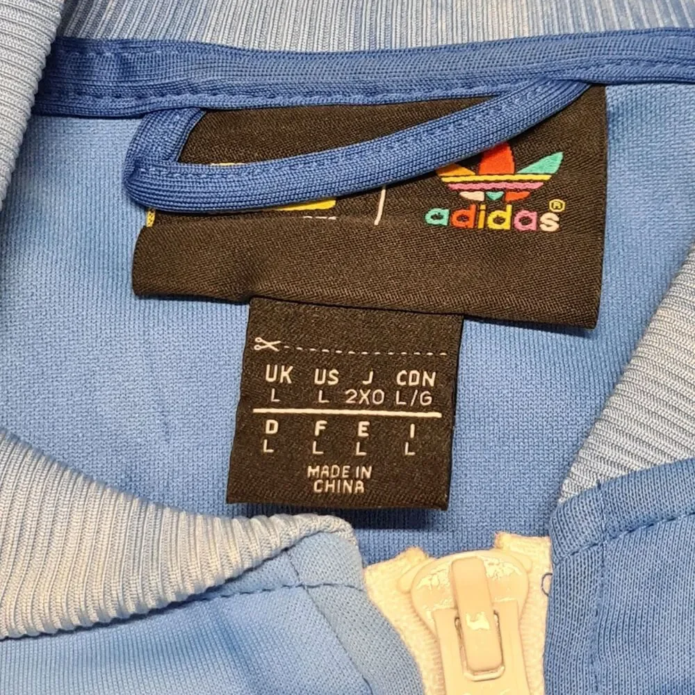 Adidas Pharrell Williams Track Jacket Hu Holi Superstar Mens LARGE Athleisure